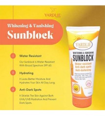 Yardlie Whitening Vanishing Sunblock Spf60 150ml